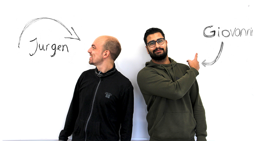 Developer Stagiairs Jurgen en Giovanni