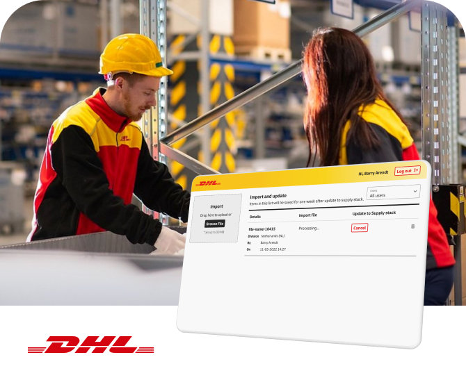 Thumbnail DHL Beeldscherm App
